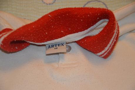 110 116 triko dlouhý rukáv s límečkem, artex,116