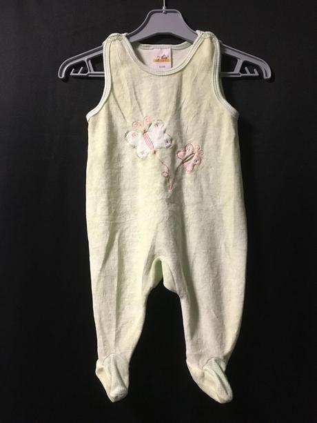 Vel. 68 limetové sametové dupačky, 68