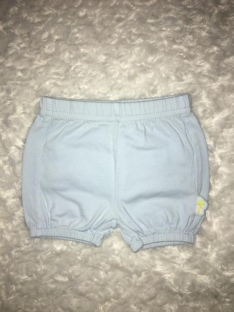 Modré bavlněné kraťásky, 56
