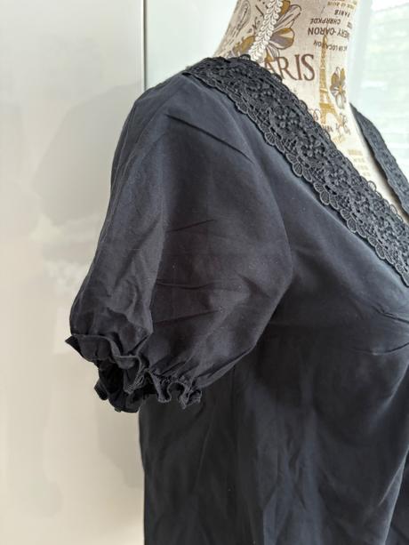 Těhotenská halenka černá s h&m mama, h&m,s