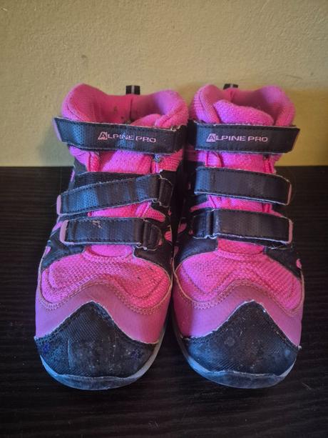 Dívčí zimní boty na suchý zip adidas vel. 35, adidas,35
