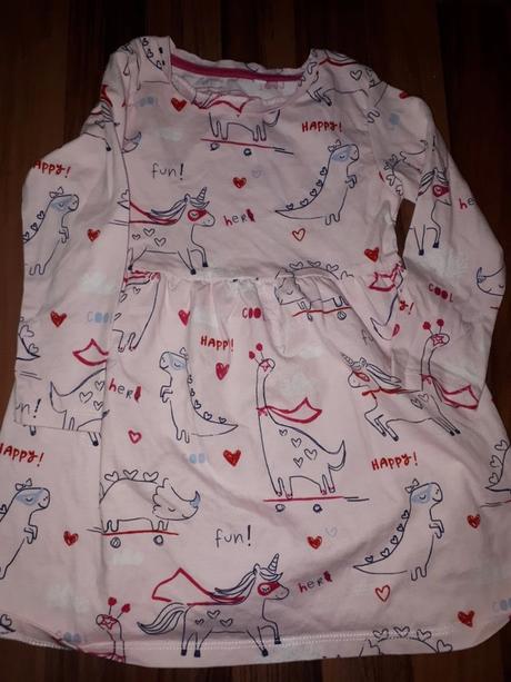 Růžové saty s poniky 98 bluezoo, bluezoo,98