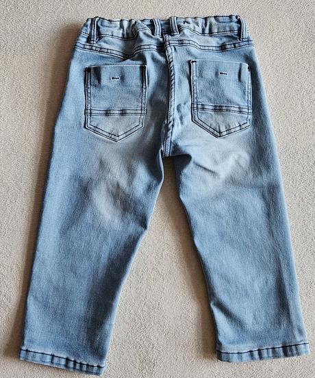 Dívčí džínové kraťasy pod kolena, vel.140, denim, denim,140