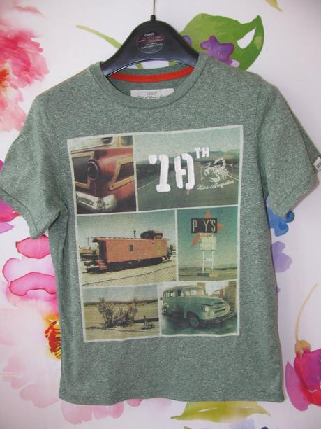 Dětské barevné tričko, střik h&m, h&m,128