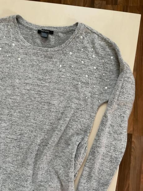 Šedé zateplené úpletové, nové šaty, vel xs/s, esma, esmara,s / xs