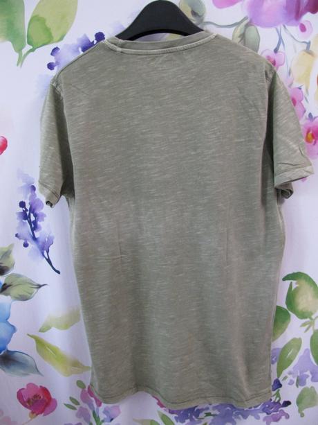 Dámské khaki tričko se střikem, pepe jeans,s