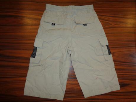 Luxusní béžové kraťasy - safari styl, 140