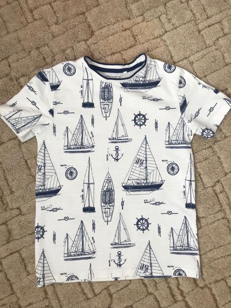 Bavlněné tričko - námořník, next,134