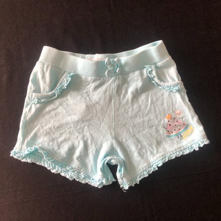 Vel. 116 zelenkavé šortky s melounem, 116