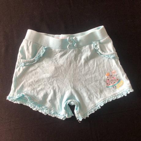 Vel. 116 zelenkavé šortky s melounem, 116