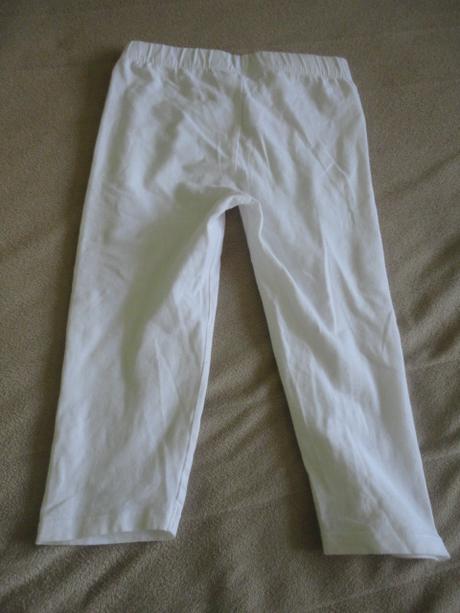 7/8 bílé legíny miss e-vie, vel. 8/9 let, 128