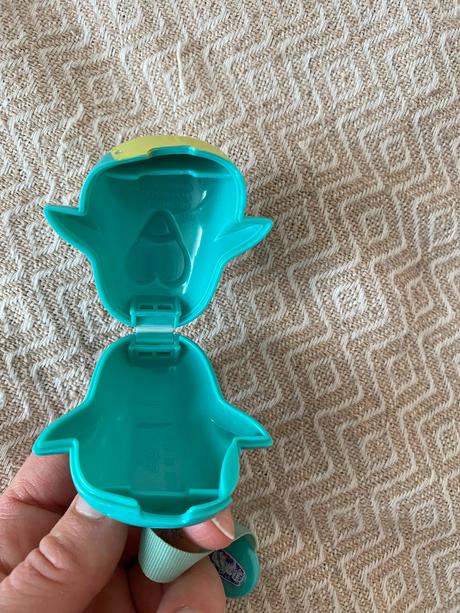 Chicco pouzdro na šidítko/dudlík ptáček zelený, chicco