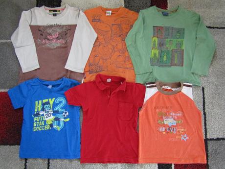 Trička pro kluka vel.110 zn.1xzn.kenvelo,1xcheerok, cherokee,110