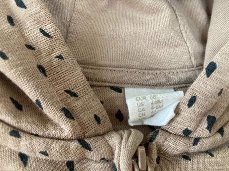 Overal s ousky, h&m,68
