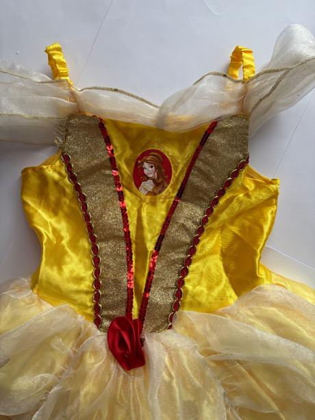 An26/ kostým kráska bell - v.5/6 let zn. disney, 