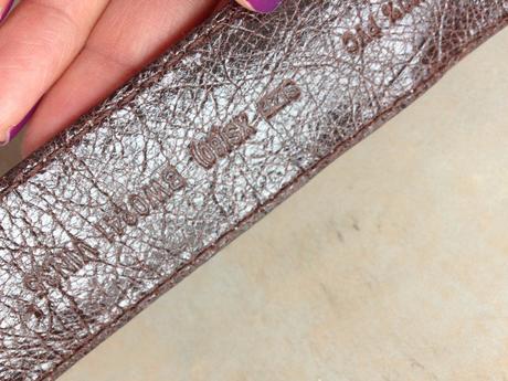 Hnědý kožený opasek značky guess vel. xs, guess