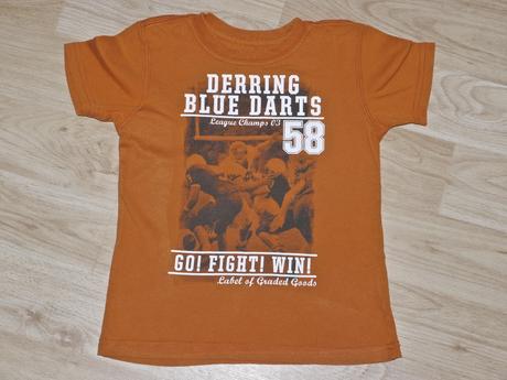 Oranzove bavlnene triko, h&m,98