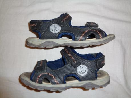 Super černé kožené sandále, pepperts,36