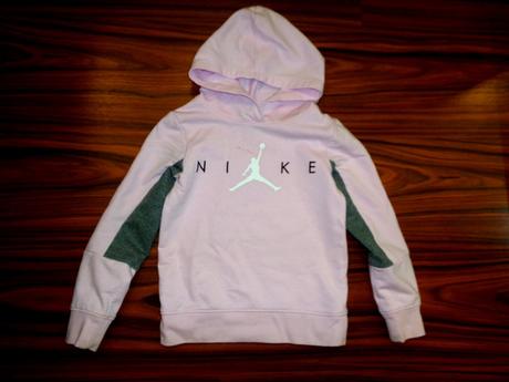 Růžová slabá mikina nike jordan, nike,104