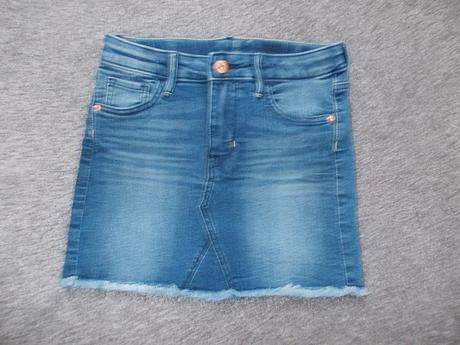 Riflová / džínová sukně / sukýnka, vel.128, denim,128