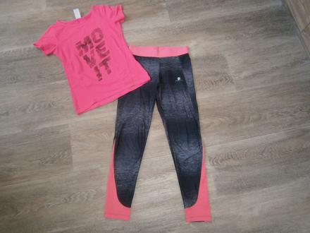Elasťáky vel. 122+přidám triko, decathlon,122