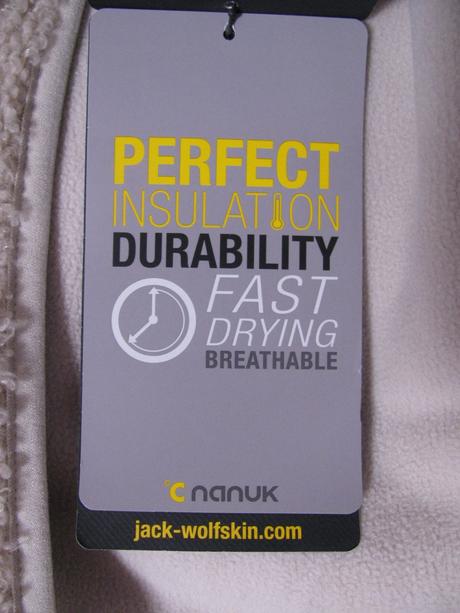 Zimní outdoorový kabátek wolfskin, jack wolfskin,l