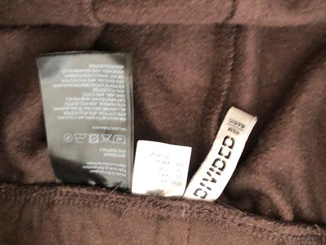 Tepláky / joggingové kalhoty v hnědé barvě xxs, h&m,32