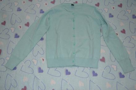 146 152 zara tyrkysový slabý svetřík, zara,146