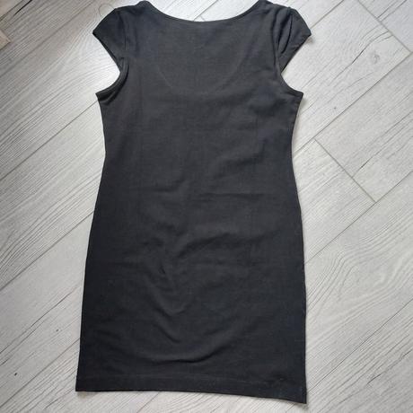 Černé šaty basic h&m vel.m, h&m,m