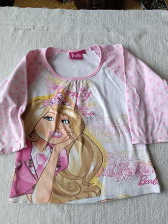 Dívčí tričko dlouhý rukáv barbie, barbie,128