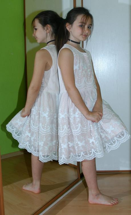 Slavnostní sváteční společenské šaty družička, primark,152