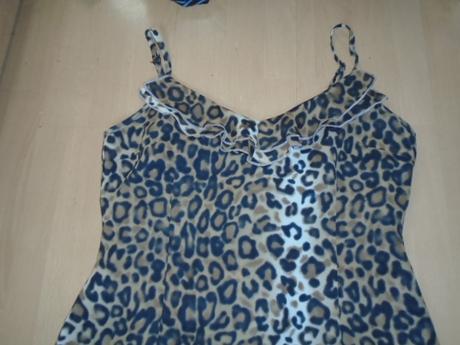 Šaty tygrované vel 38/40 i sváteční, 40