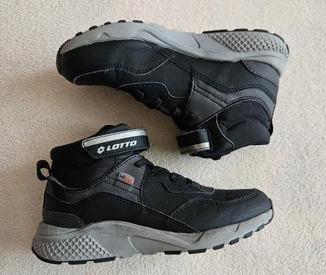 Chlapecké kotníkové boty, téměř nové, 34, lotto, lotto,34