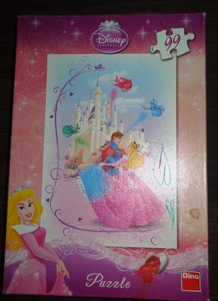 Puzzle princess disney 99 dílků,