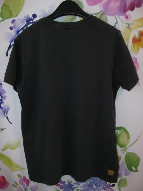 Bavlněné tmavě hnědé tričko deeluxe, m