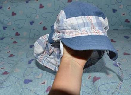 Letní čepice, kšiltovka s ochranou krku, 12-18m, 74