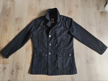 Pánský flaušový kabát m l, m