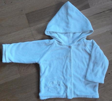 Bílý kabátek - vel. 62, 62