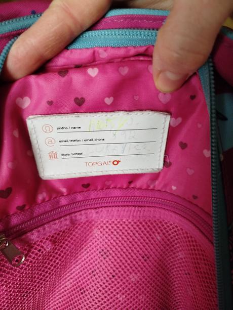 Školní batoh topgal, 