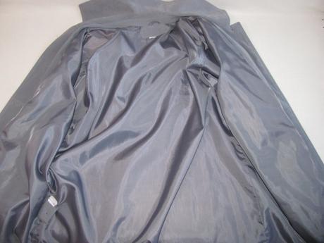 Přechodní šedý dámský kabátek, xl