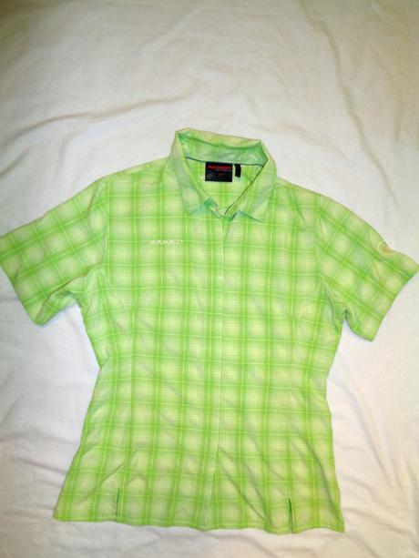 Luxusní svítivě zelená košile mammut, mammut,m