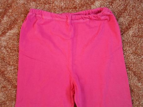 Růžové tepláky tepláčky kalhoty legíny, 86