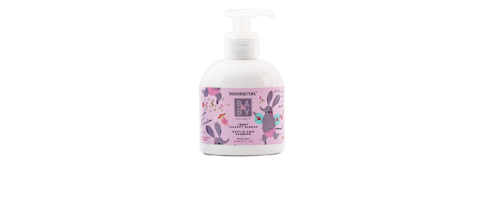 Manufaktura jemný detský vlasový šampón Baby Friendly Manufaktura jemný detský vlasový šampón Baby Friendly