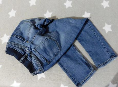 Riflíky denim vel.116/122, denim,122