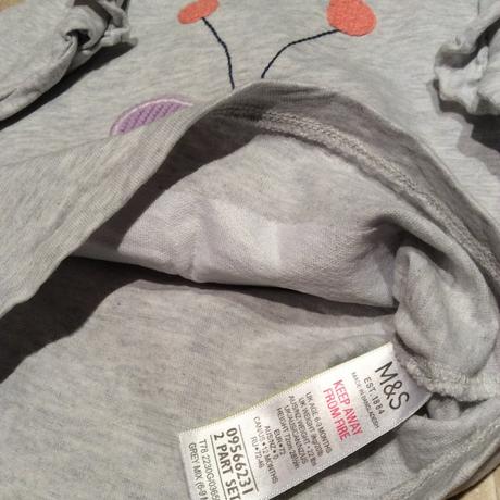 Bavlněné tričko s motýlem zn. m&s, marks & spencer,74