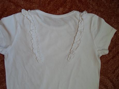 Bílé tričko triko krátký rukáv, primark,152