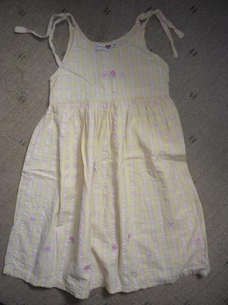 Letní vyšívané šaty lindex vel 116, lindex,116