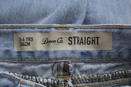 Džíny vel. 3 - 4 roky, denim co,104