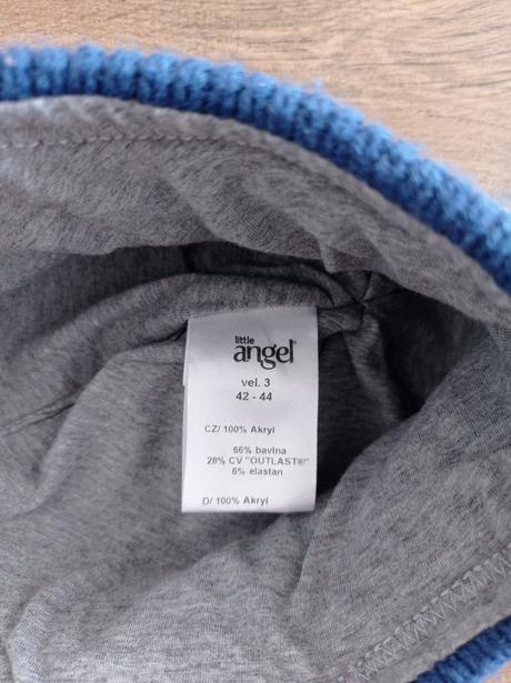 Zimní čepice little angel outlast vel. 3, little angel®,86