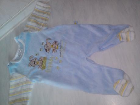 Sametový overálek velikost 56-chlapec, 56